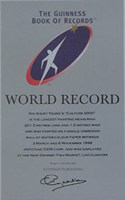 Guinees Book Of World Records Certificate
