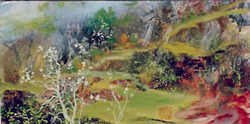 Split View Of New Chinese Landscape